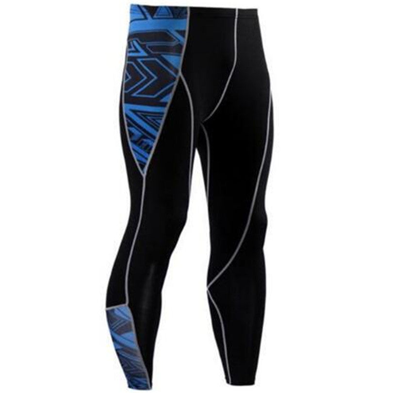 Summer Men's Blackout Compression Tight Fitting Pants