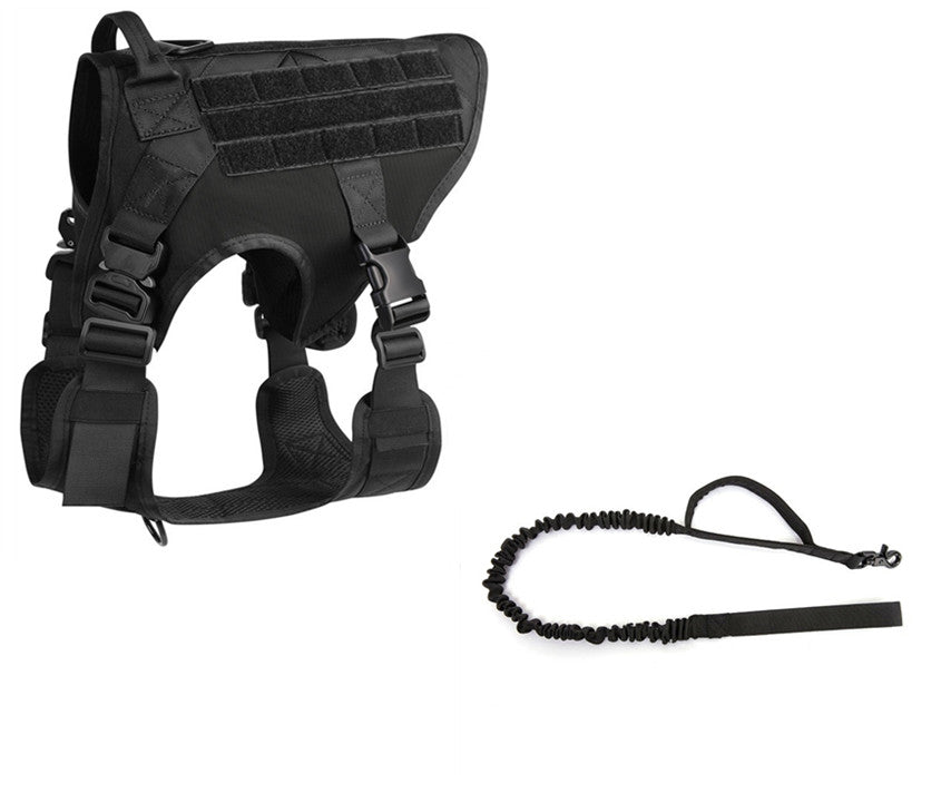Tactical Dog Seat Belts, Military Adjustable Vest Seat Belts German Shepherd S Tension Free Metal Double Hook Seat Belts Labrador In Training  Walking