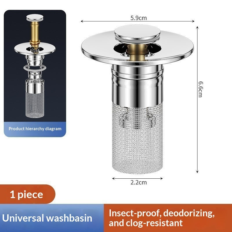 Insect-proof, Odor-proof, And Clog-proof Universal Sink Filter Accessory