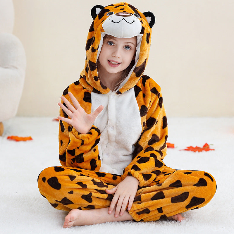 Cartoon Animal Onesies For Older Children Halloween Performance Costumes