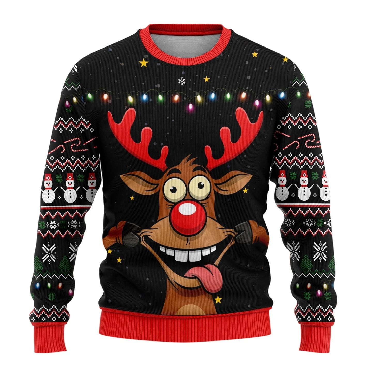 Fashionable Crew-neck Sweatshirt For Men And Women