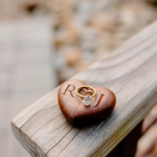 Valentine's Day Gift Proposal Diamond Ring Box