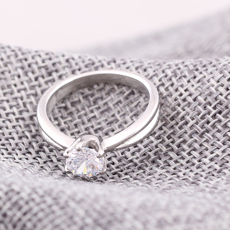 New Personality Fashion Diamond Fashion Wedding Ring