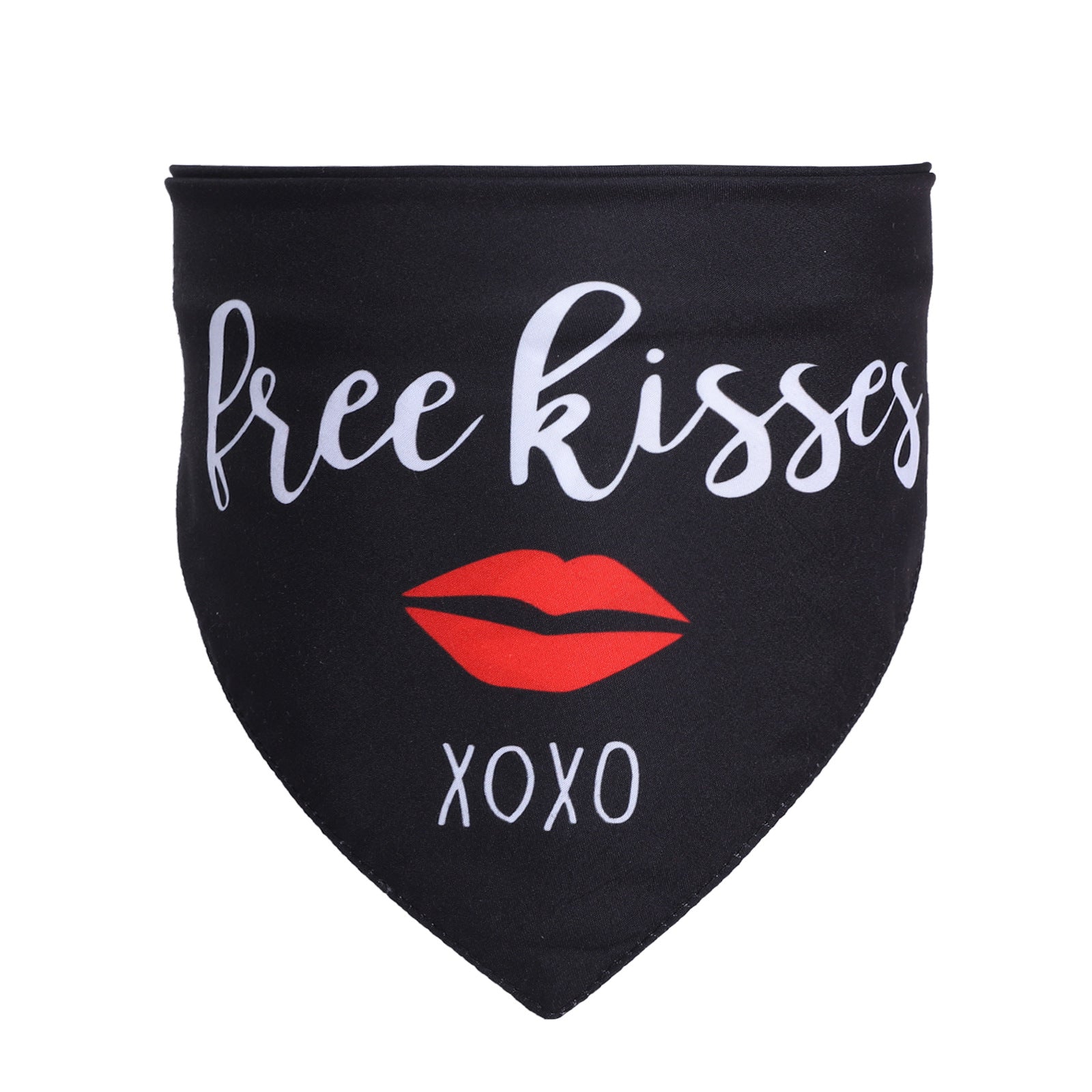 Pet Saliva Towel Scarf Love Triangle