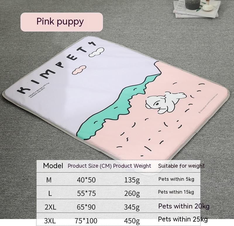 Pet Four Seasons Universal Dog Mat Oxford Cloth Fabric Heat Dissipation Breathable