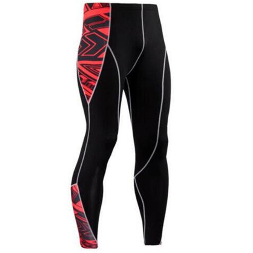 Summer Men's Blackout Compression Tight Fitting Pants