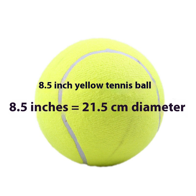Tennis Pet Toy Inflatable Training Rubber Big Ball Elastic Ten Times Happy Corgi Golden Retriever