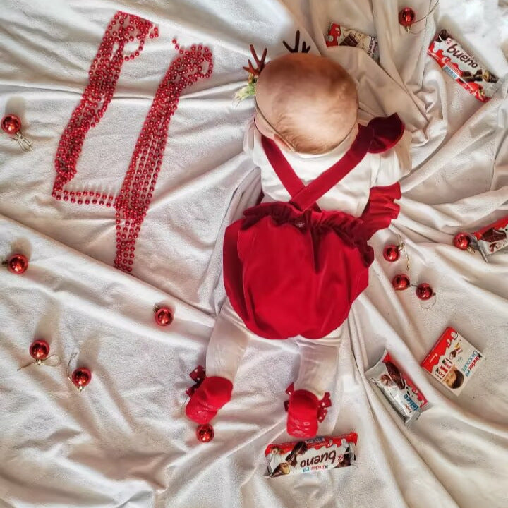 Lace Suspender Dress For Baby Girl