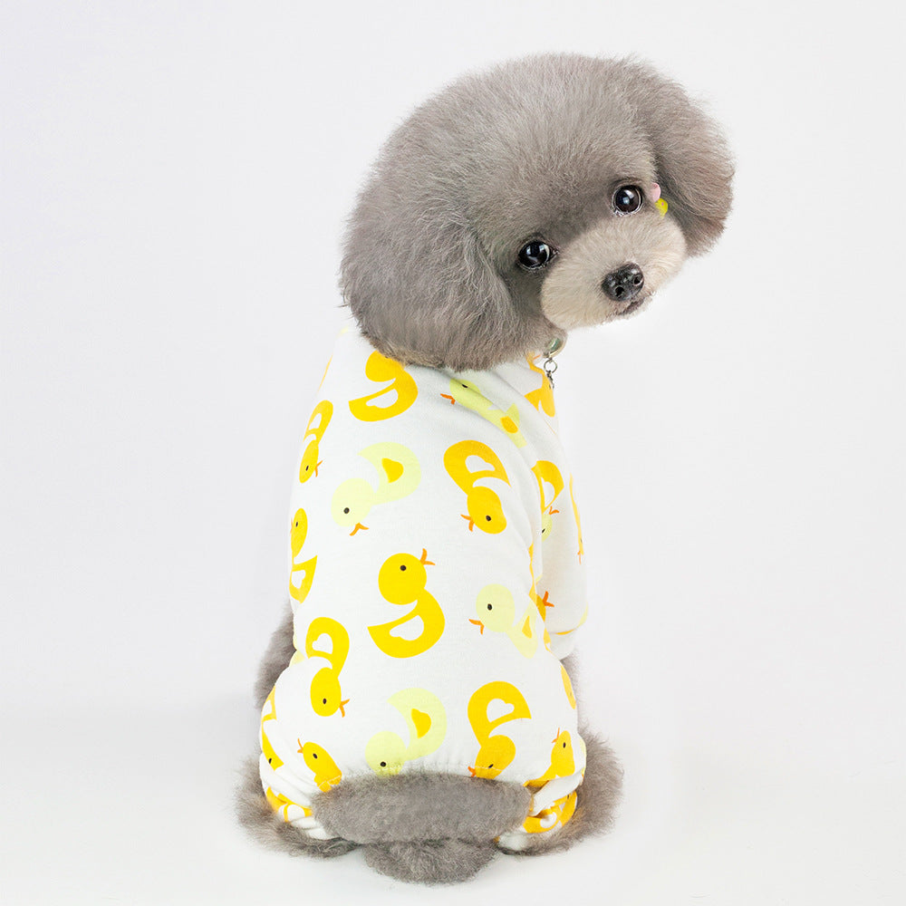 Dog Biker Striped Pajamas