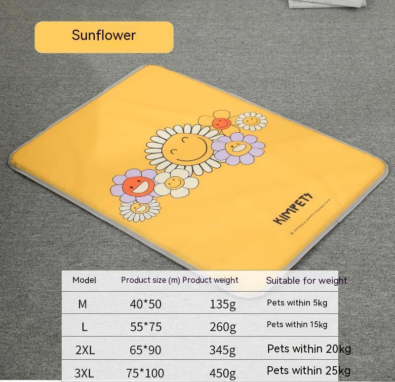 Pet Four Seasons Universal Dog Mat Oxford Cloth Fabric Heat Dissipation Breathable