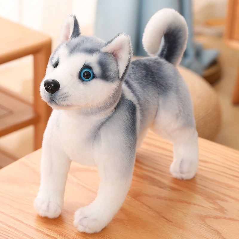 Simulation Puppy Doll Husky Spotty Dog Plush Children's Day Gift