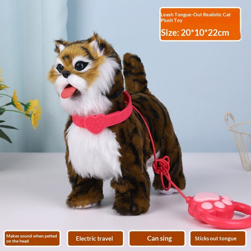 Simulation Dog That Walks Barks Wags Its Tail And Plays Musicelectric Plush Toy Dog Electronic Pet Dog With Motion-sensing Capabilities