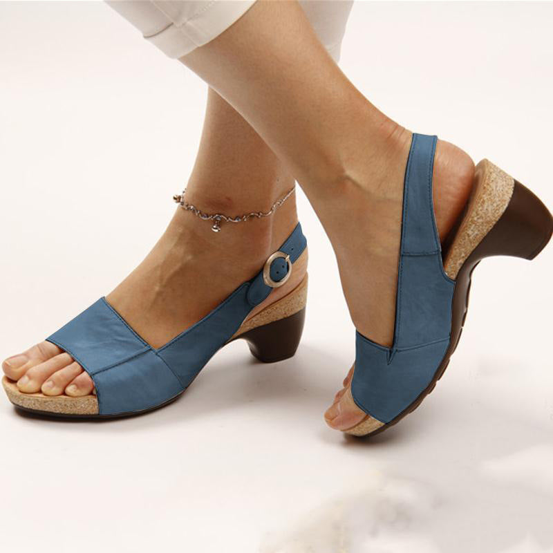 European And American Large Size Women's Wedge Heel Spring And Summer Casual Shoes