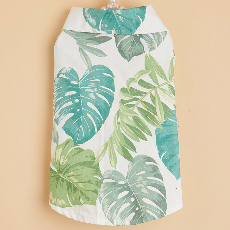 Hawaiian Style Beach Vacation Dog Clothes