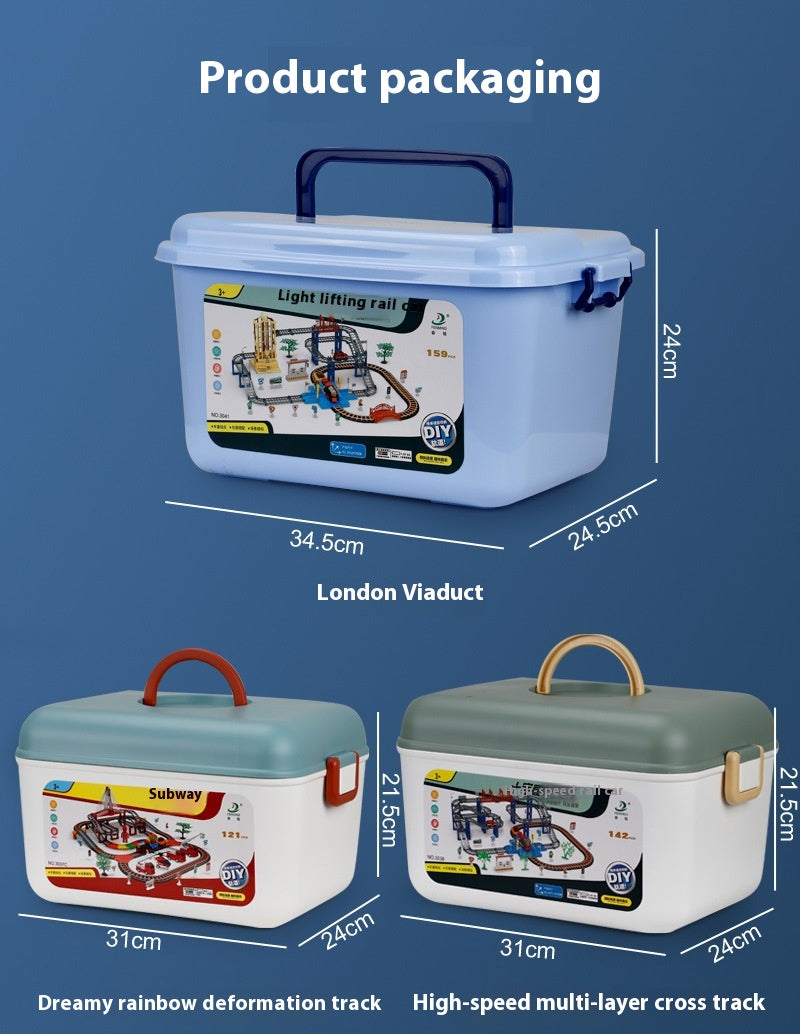 DIY Electric Rail Car Toy Model