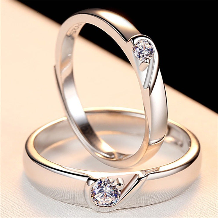 Simple And Personalized Chinese Valentine's Day Gift Eternal Knot Ring