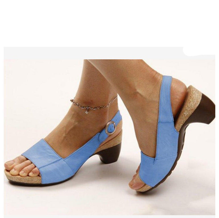 European And American Large Size Women's Wedge Heel Spring And Summer Casual Shoes
