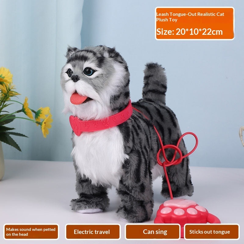 Simulation Dog That Walks Barks Wags Its Tail And Plays Musicelectric Plush Toy Dog Electronic Pet Dog With Motion-sensing Capabilities