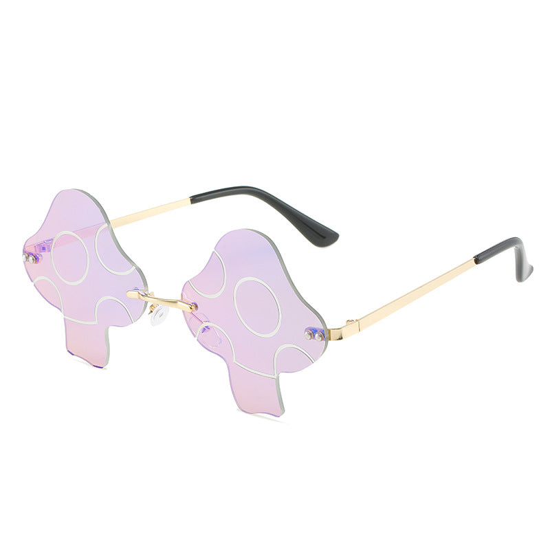 Irregular Mushroom-shaped Sunglasses For Women