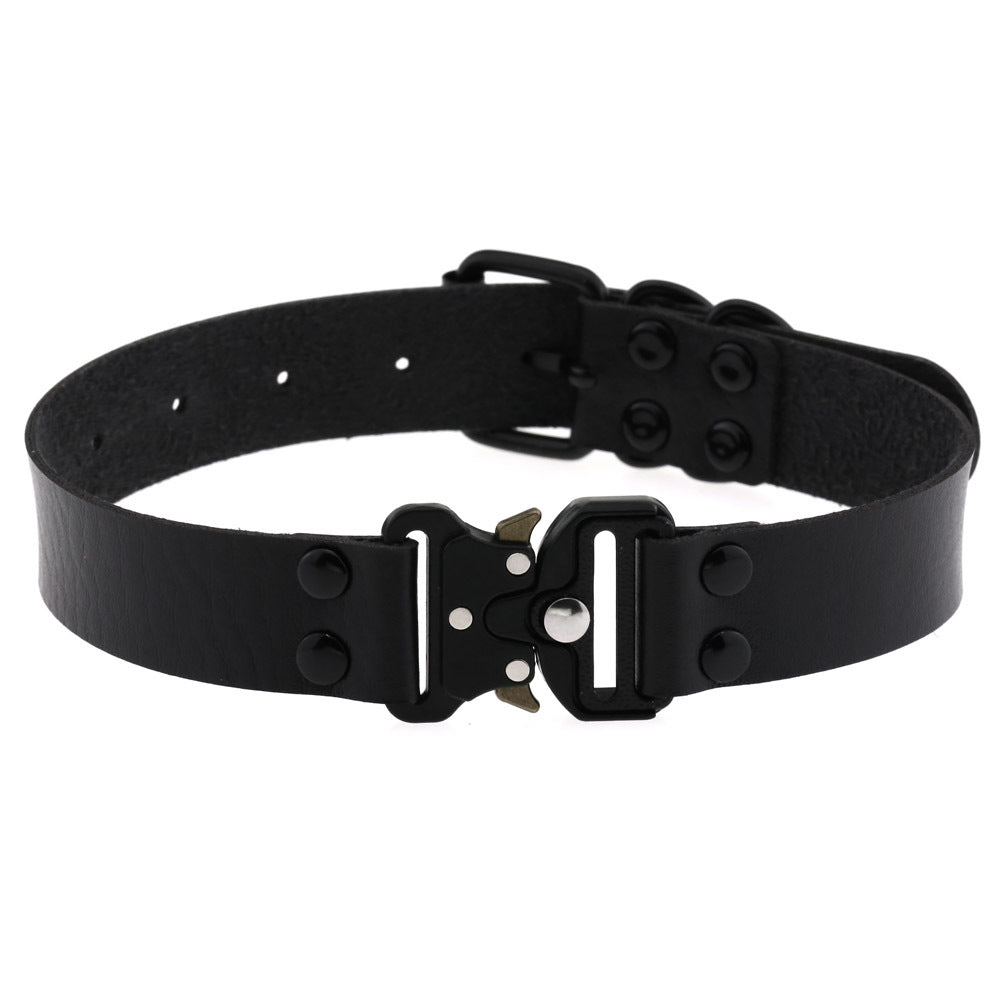 Creative Simple Release Buckle Collar Clavicle Necklace