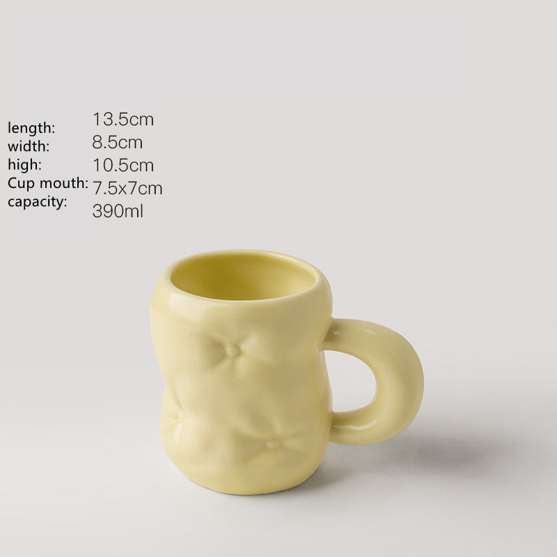 Fat Mug Home Office Coffee Lovers Water Cup Girl Teacher's Day Gift Gift Box