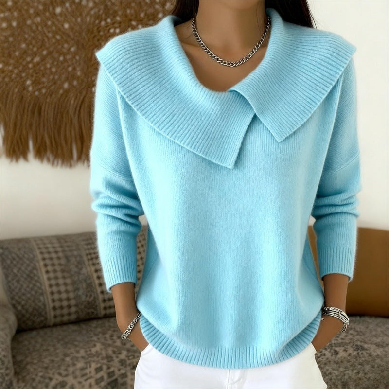 Fashionable Koreanstyle Retro Playful Slimming Turtleneck Sweater