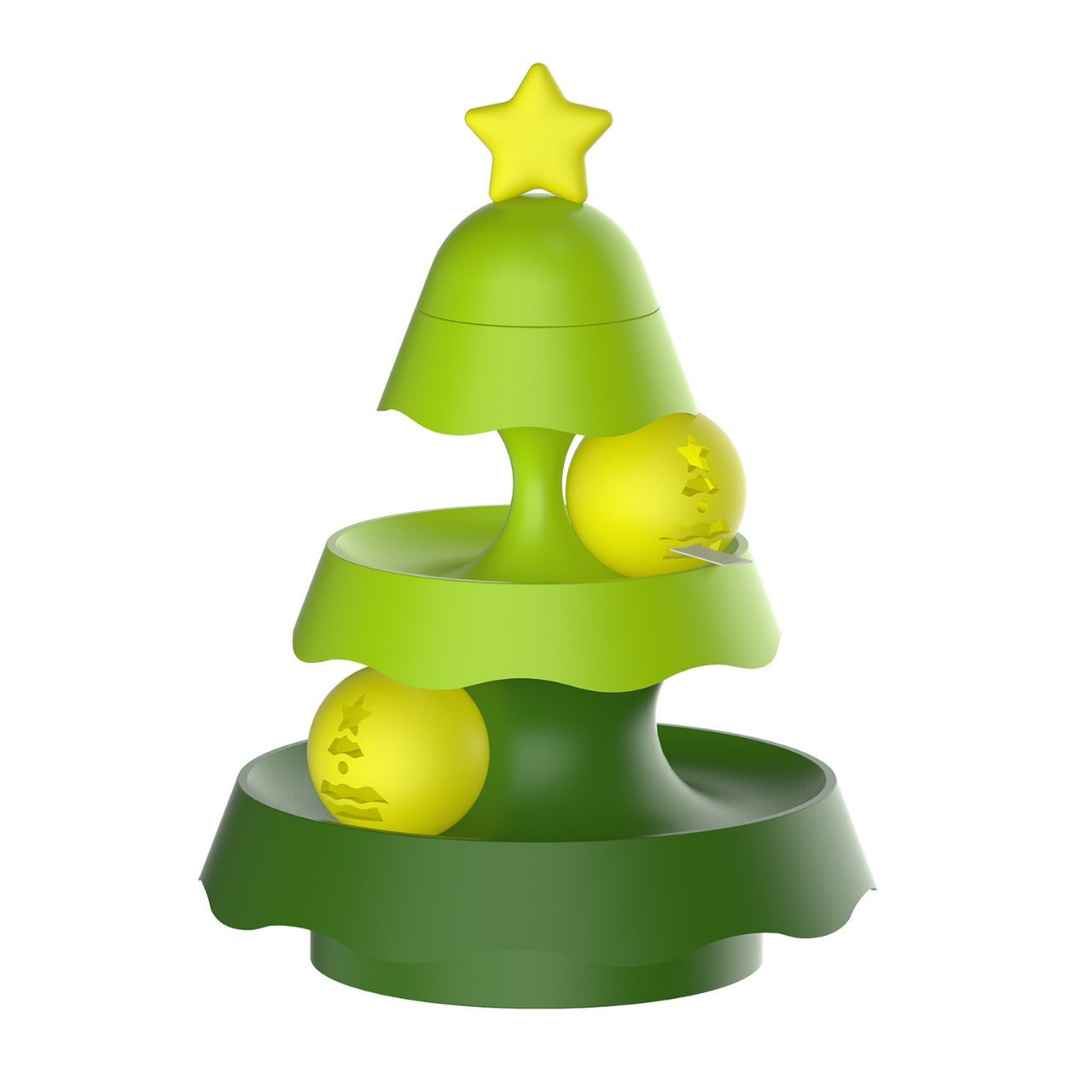 New Christmas Tree Mini Three-layer Track