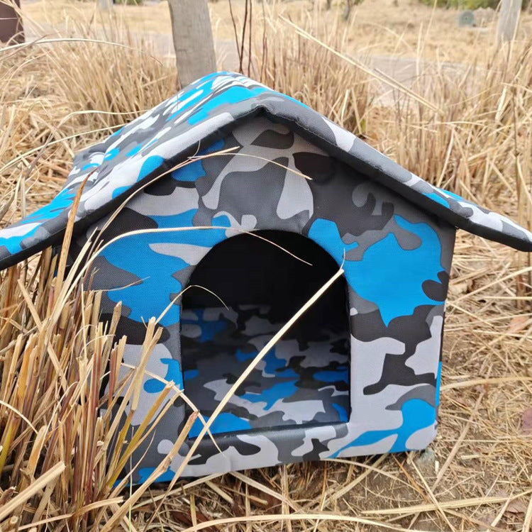 Outdoor Waterproof Oxford Cloth Cat And Dog Kennel