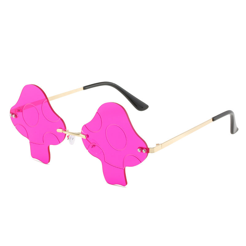 Irregular Mushroom-shaped Sunglasses For Women