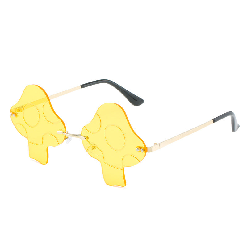 Irregular Mushroom-shaped Sunglasses For Women