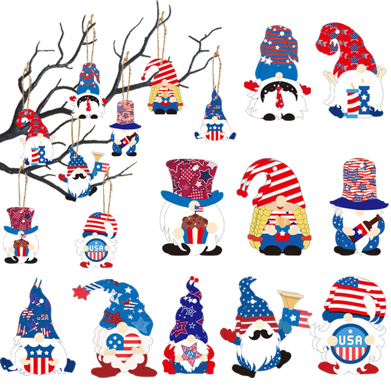 USA National Day Gift Decoration Charm Tag