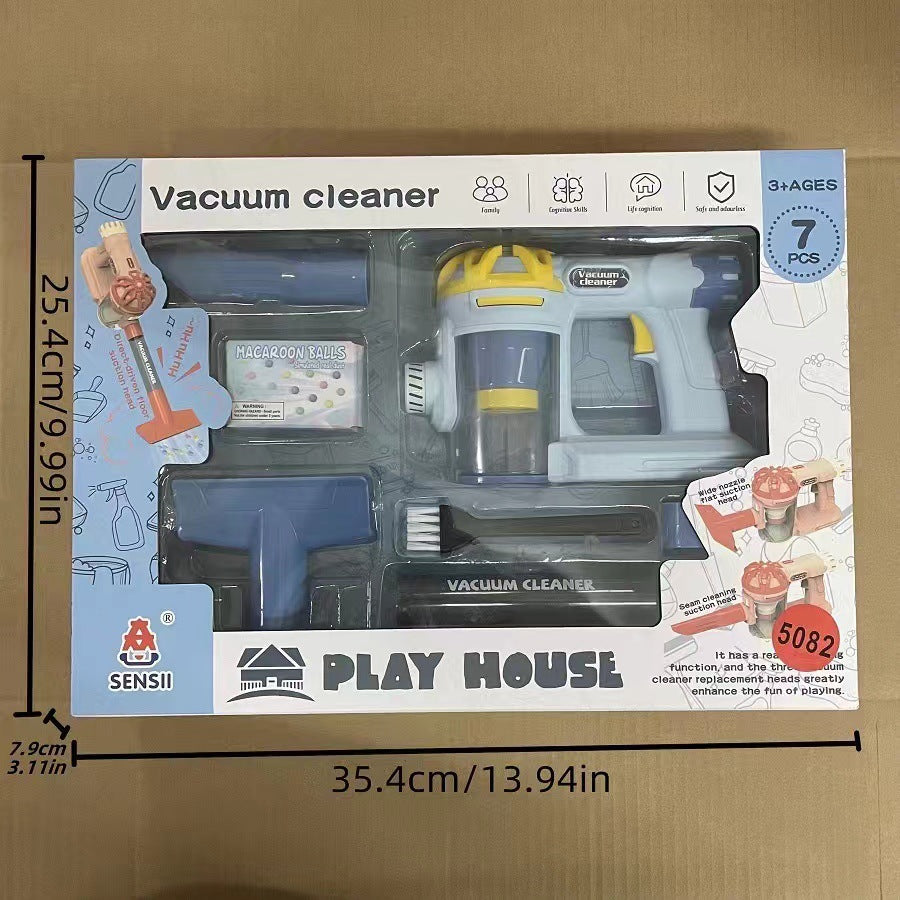 Kids' Pretend Play Simulation Electric Vacuum Cleaner Toy