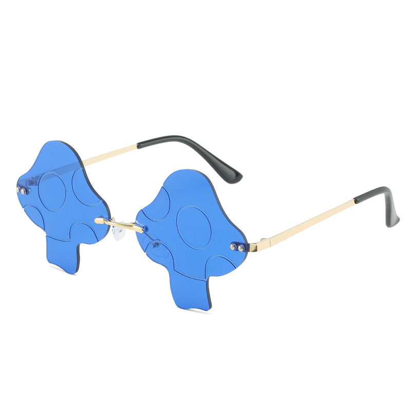 Irregular Mushroom-shaped Sunglasses For Women