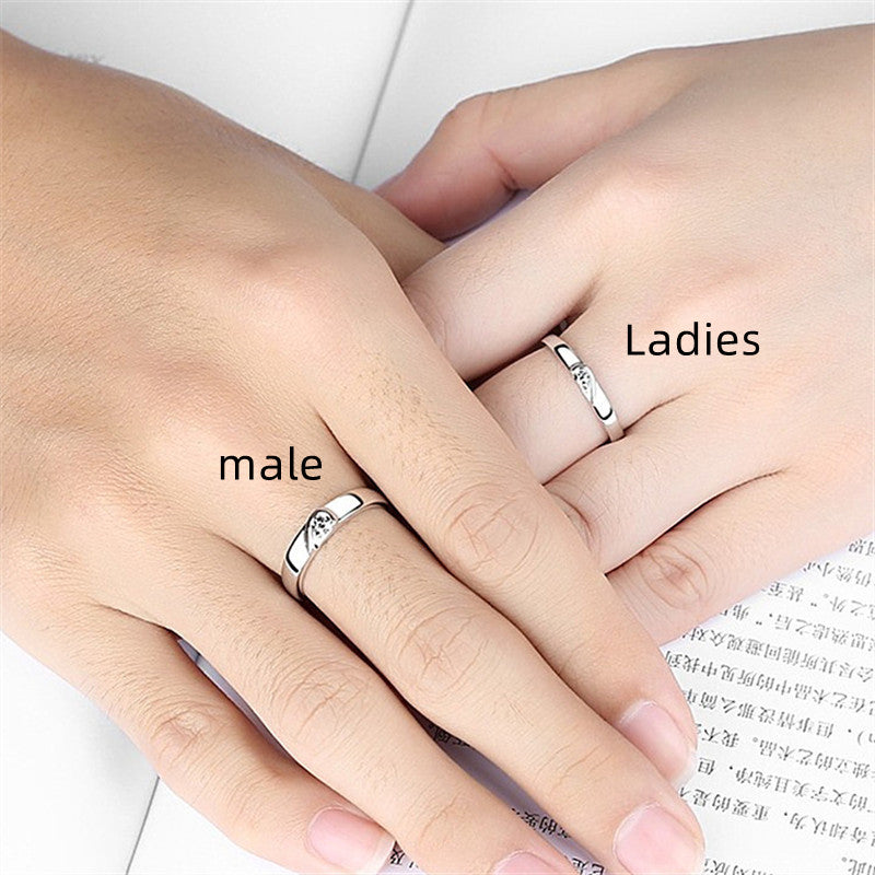 Simple And Personalized Chinese Valentine's Day Gift Eternal Knot Ring