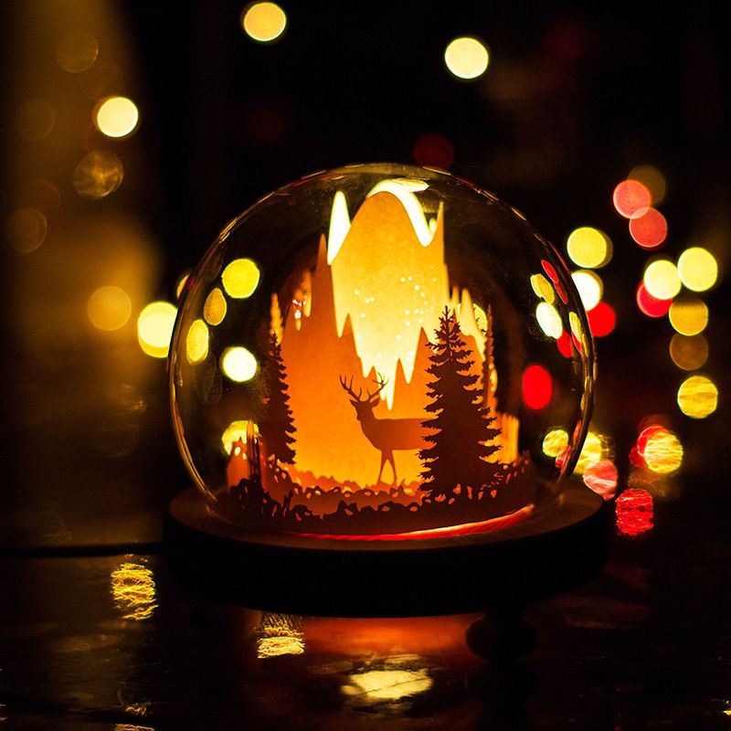 Hand-made Three Dimensional Night Light