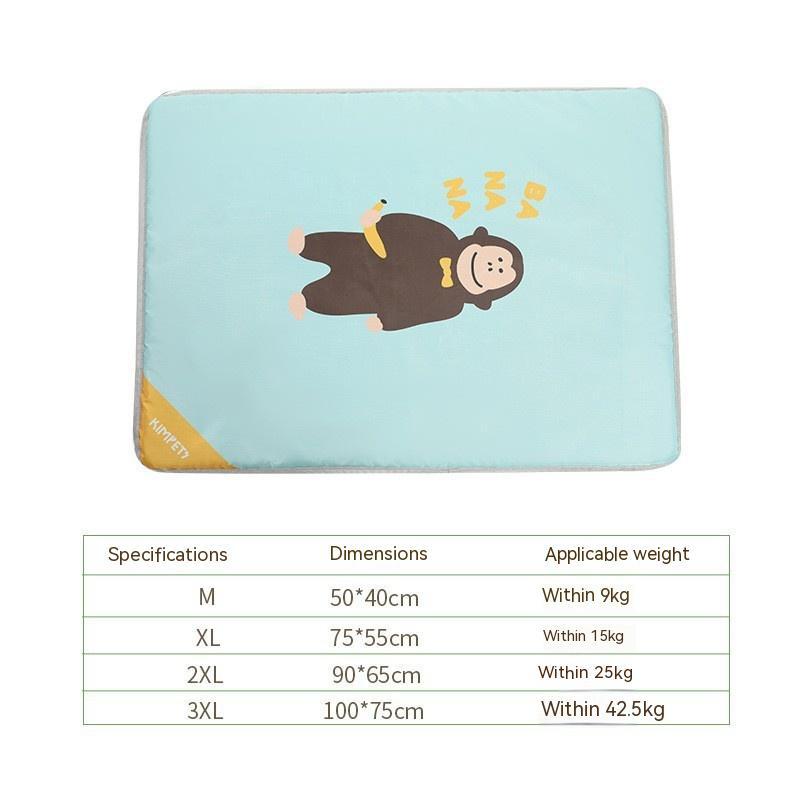 Pet Four Seasons Universal Dog Mat Oxford Cloth Fabric Heat Dissipation Breathable