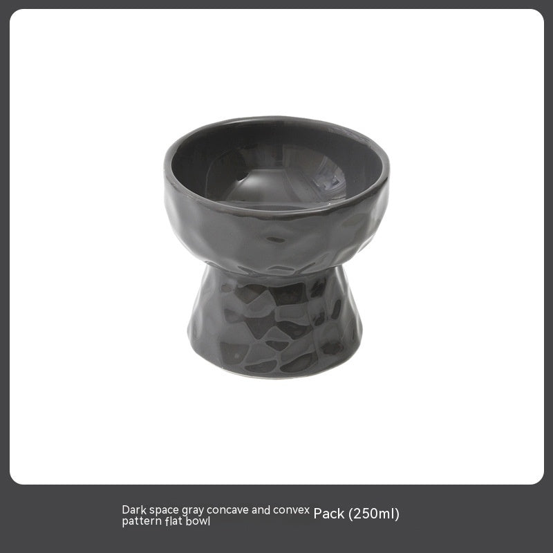 Ceramic High Leg Cervical Support Oblique Bowl
