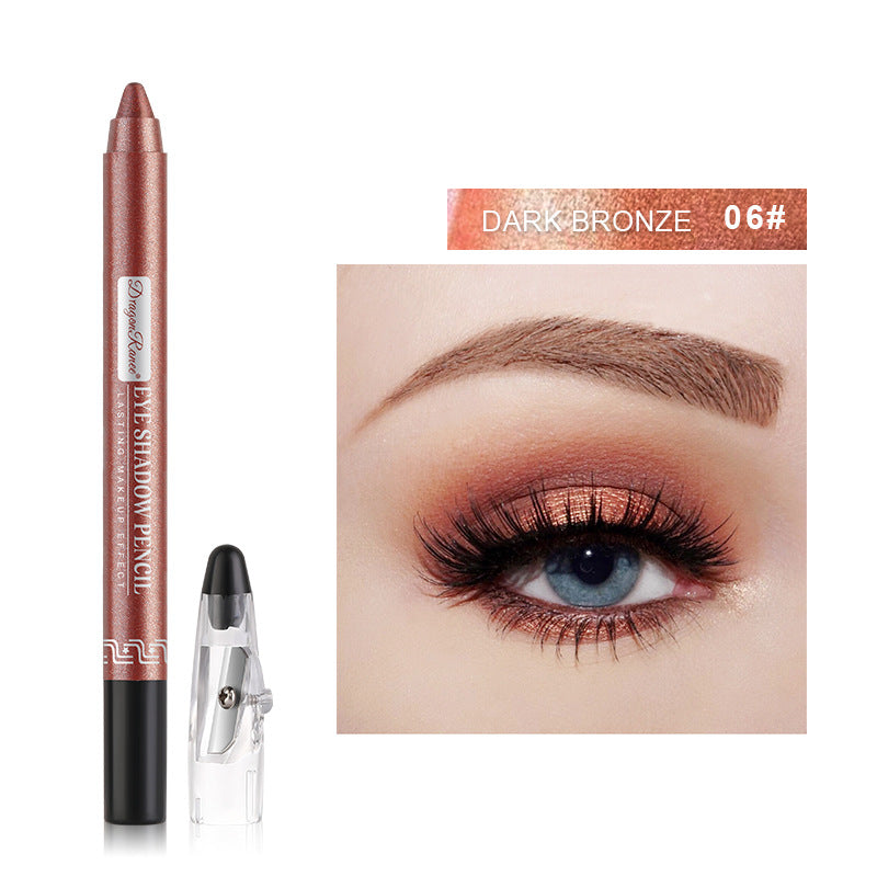 Eyeliner Eye Shadow Stick Shadow Pearlescent Eyeliner With Penknife Bubble Pen