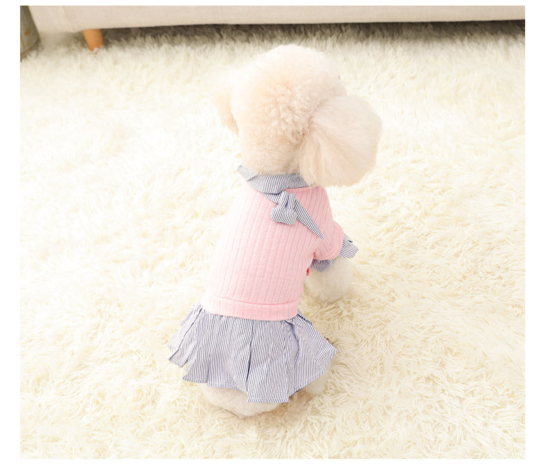 Dog Clothes Thin Style Small Dog Pet Trendy Autumn And Winter Clothes
