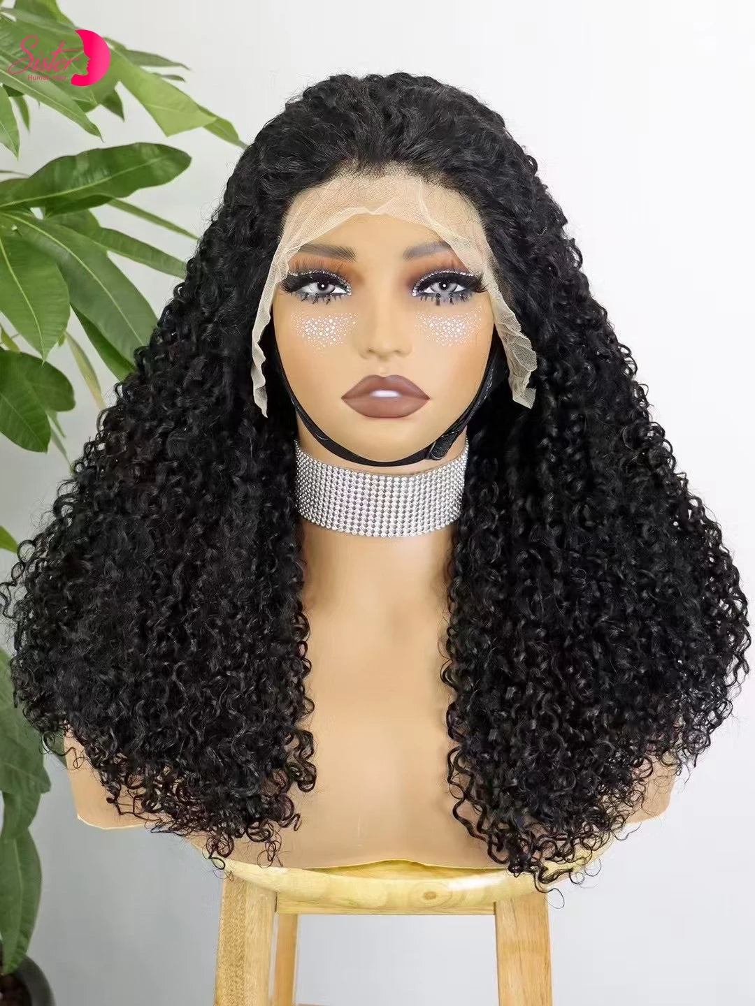 Premium 350% Density Kinky Curly Human Hair Wig - 13x4 Lace Front Bob Wig for Women
