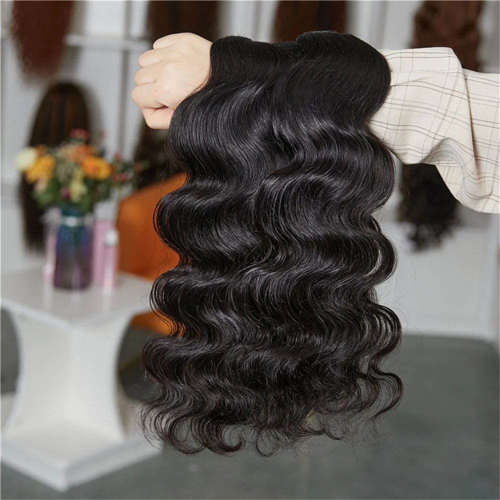 UNICE Hair Top Quality 100% Human Hair Bundles Wholesale Body Wave Bundles 100Gram Per Bundle 8-30Inch