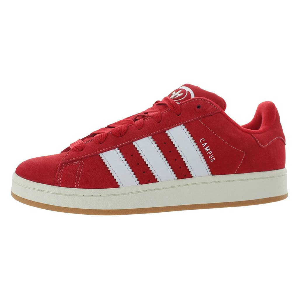 For Campus 00s Men's Shoes-Better Scarlet & Cloud White Walking Sneakers China Model MSS-H03474 | 100% Authentic