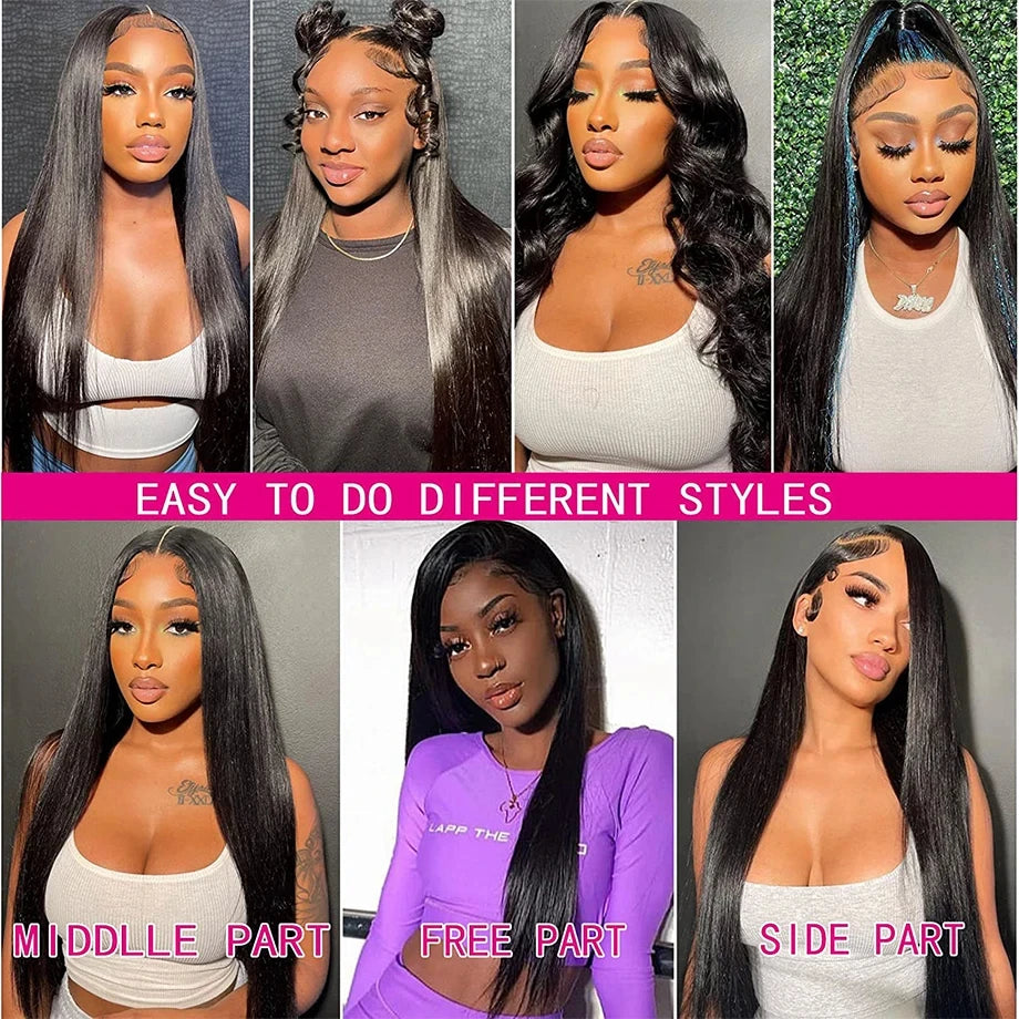 Moisie 13x4 Full Lace Wig Natural Color Lace Wig Brazilian Human Hair Wig for Women