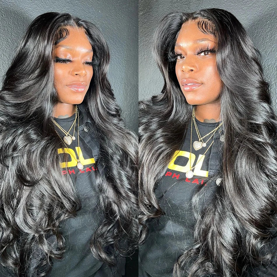 Moisie Hot Selling 100% Natural Color Full Lace Frontal Wig Body Wave Brazilian Human Hair Wig for Women