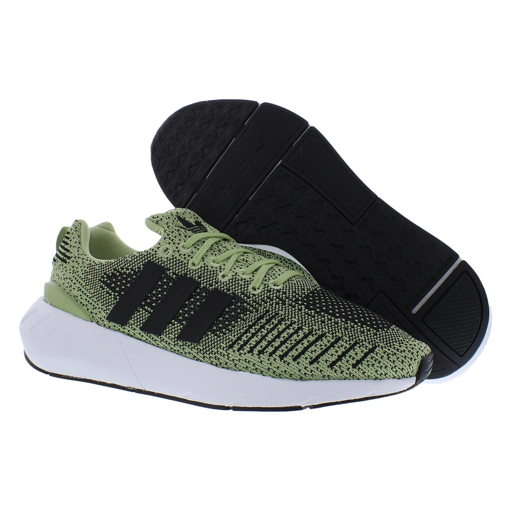 For Swift Run 22 GZ3505 Men's Sneakers Magic Lime/Core Black/Footwear White for Summer Spring Autumn Walking Sport Style