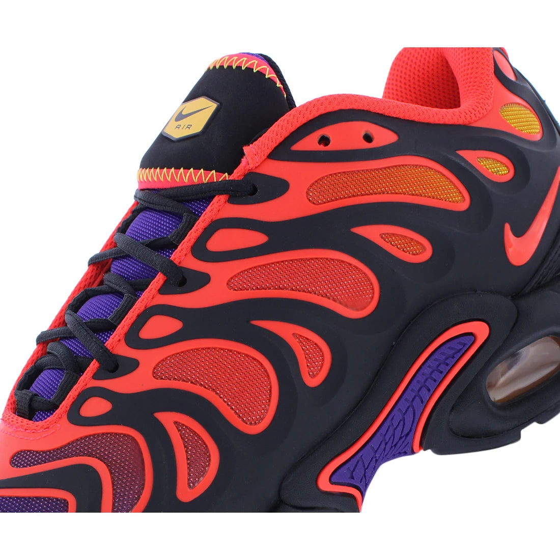 For for Plus Drift Men's Running Shoes Black Bright Crimson Made in China Model FD4290003 | 100% Authentic