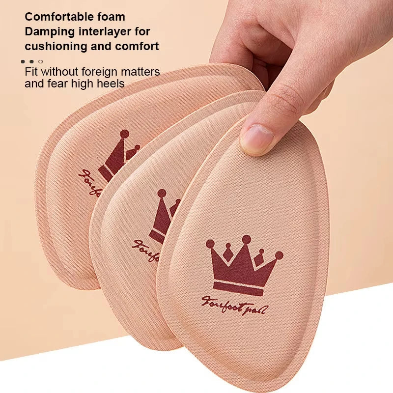 Women Half Size Insoles Forefoot Pain Relief Cushion Breathable Non slip Sweat Absorbing Shoe Inserts