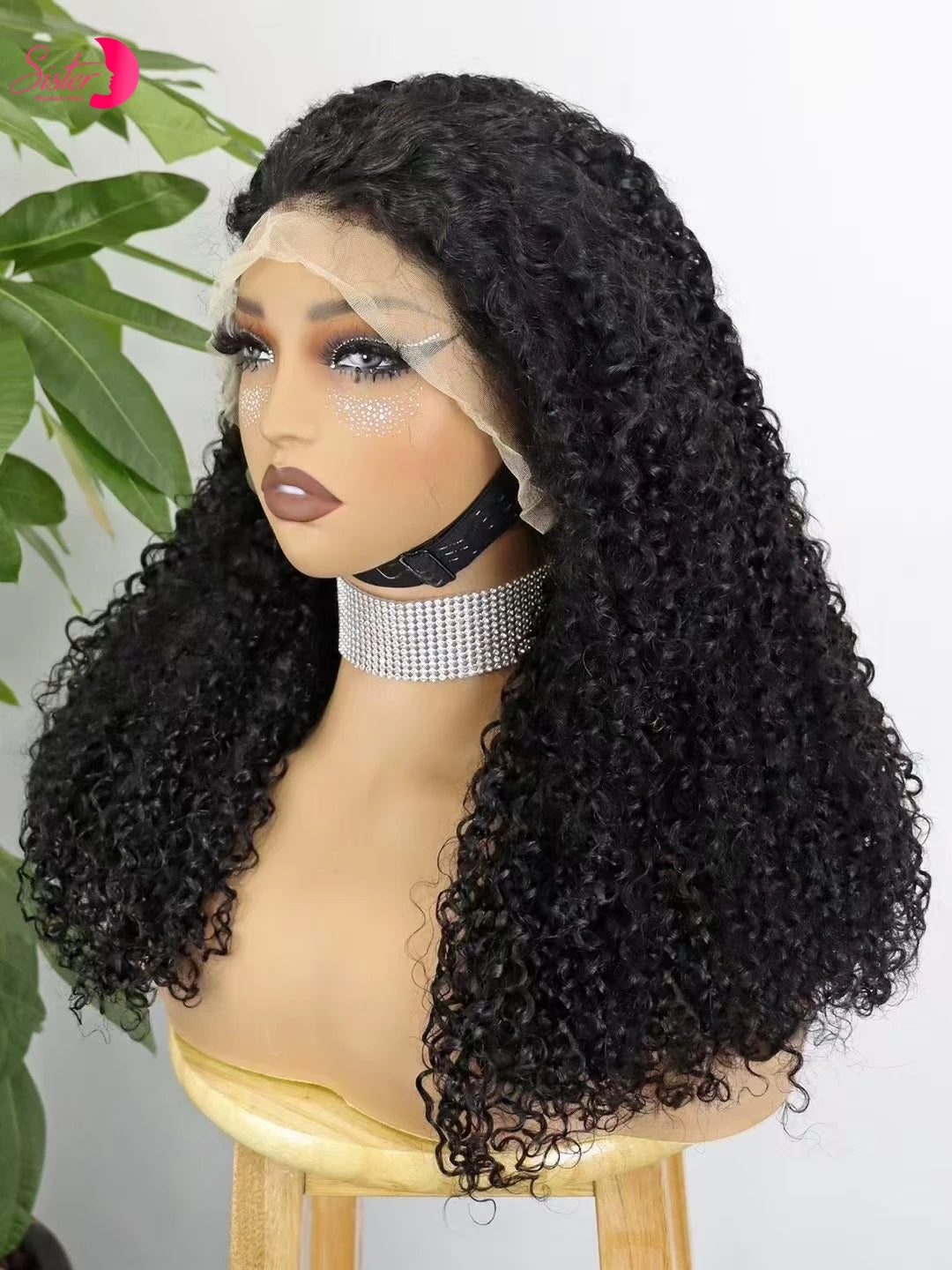 Premium 350% Density Kinky Curly Human Hair Wig - 13x4 Lace Front Bob Wig for Women