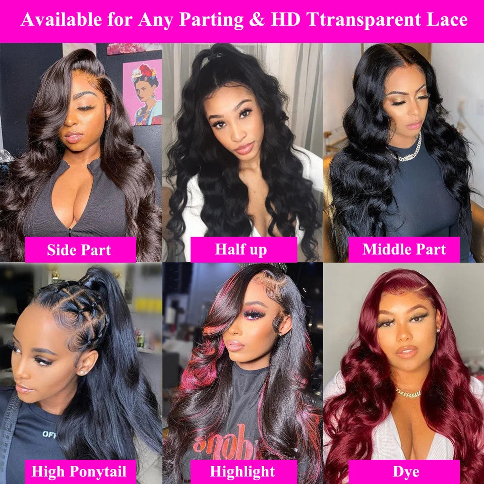 Sholove Hot Selling 100% Natural Color Full Lace Frontal  Wig Body Wave Brazilian Human Hair Wig for Women