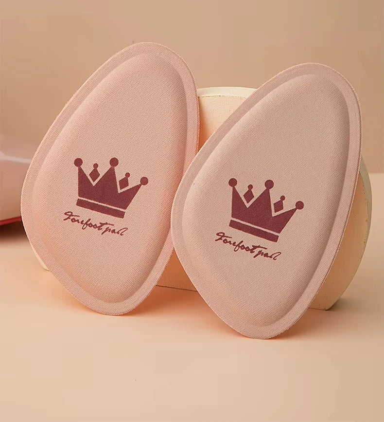 Women Half Size Insoles Forefoot Pain Relief Cushion Breathable Non slip Sweat Absorbing Shoe Inserts